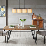 Lustra Luxxet, Negru/Crem, 20x20x120 cm