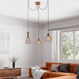 Lustra Mezopotamya Chandelier, 114x114x130 cm - Cupru