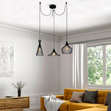 Lustra Mezopotamya Chandelier, 114x114x130 cm - Negru