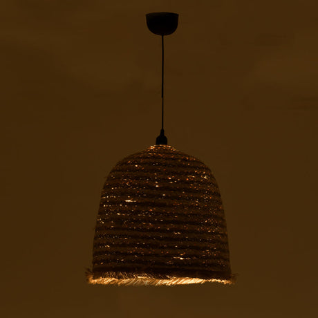 Lustra Nolie din rachita, Natural, D40x99 cm
