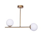 Lustra Opedro metal, auriu, 60x30x40 cm