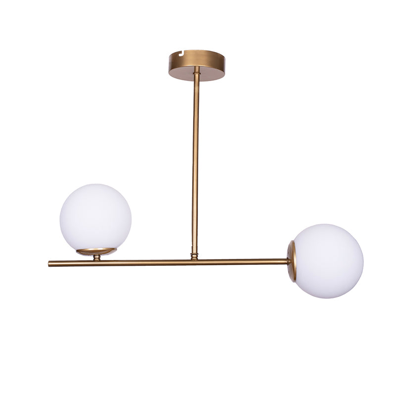 Lustra Opedro metal, auriu, 60x30x40 cm