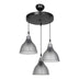 Lustra Orazio, Auriu - Gri inchis, 40x80 cm - 147-000151