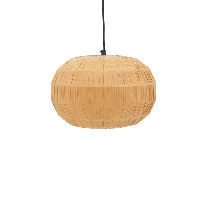 Lustra Ozelia maro din hartie presata si fier, 33x33x122 cm