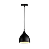 Lustra Perce metal, Alb - Negru, 17x17x100 cm - Lustra Perce metal, Alb - Negru, 17x17x100 cm - 342-000018