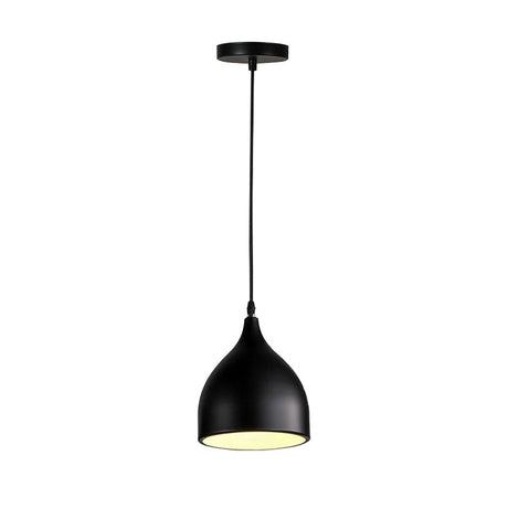 Lustra Perce metal, Alb - Negru, 17x17x100 cm
