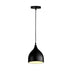 Lustra Perce metal, Alb - Negru, 17x17x100 cm - 342-000018