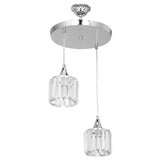 Lustra PWL-1025 metal, Auriu - Argintiu, D30x70 cm - Argintiu