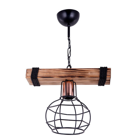 Lustra PWL-1033, nuc-negru, 28x15x50 cm
