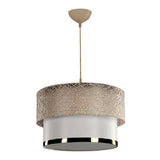 Lustra PWL-1090, aur alb, D30x20 cm