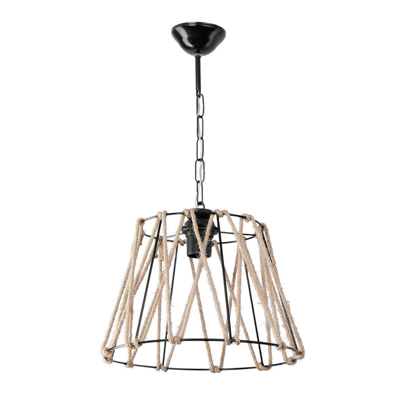 Lustra PWL-1114, negru-bej, 30x30x54 cm