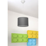 Lustra PWL-1115, D22x60 cm - Gri