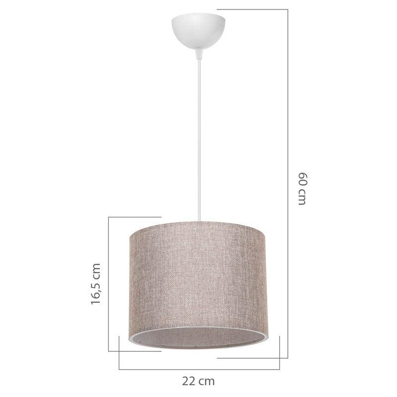 Lustra PWL-1115, D22x60 cm - Bej