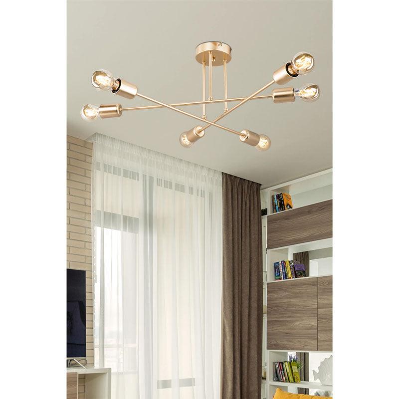Lustra PWL-1122, D61x25 cm - Auriu