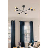 Lustra PWL-1122, D61x25 cm - Negru