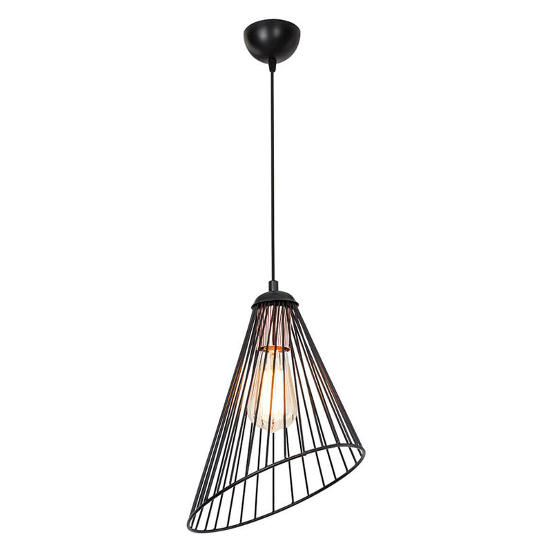 Lustra PWL-1192, negru, 24x83 cm