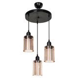 Lustra PWL-1195, Negru, 30x30x80 cm
