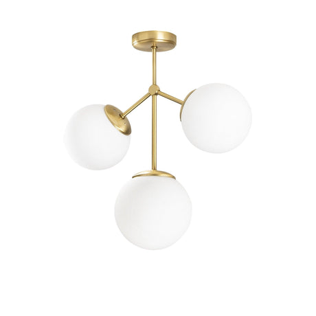 Lustra Ravelight 24, Galben - Alb, 15x15x43 cm