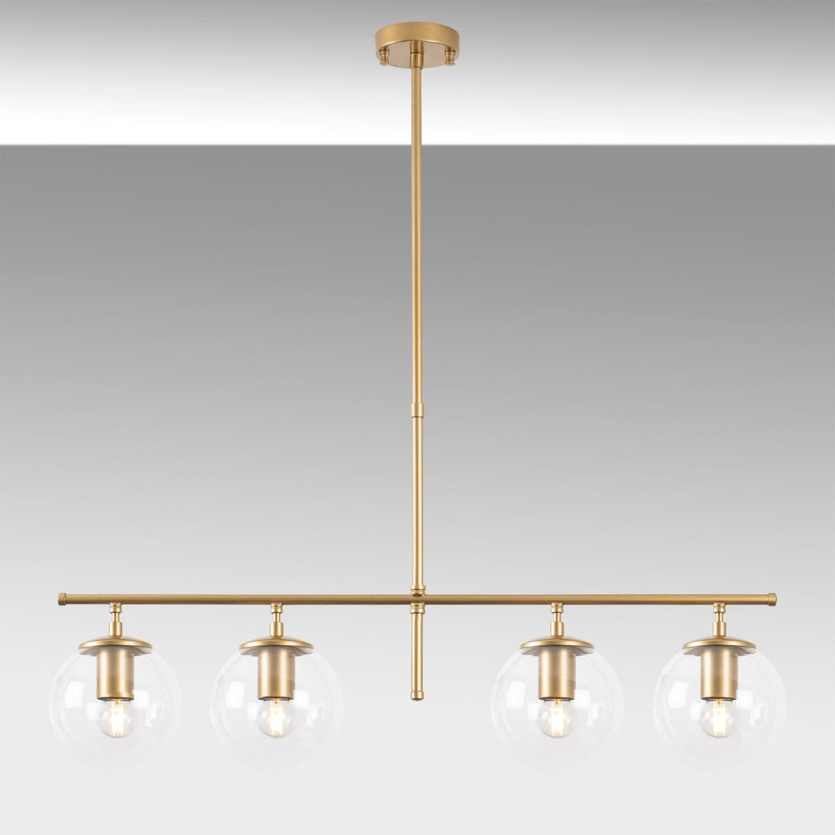 Lustra Roe Chandelier, Auriu, 15x15x3 cm