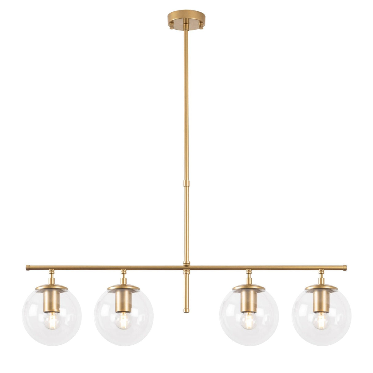 Lustra Roe Chandelier, Auriu, 15x15x3 cm