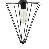 Lustra Saway, negru, 30x30x80 cm
