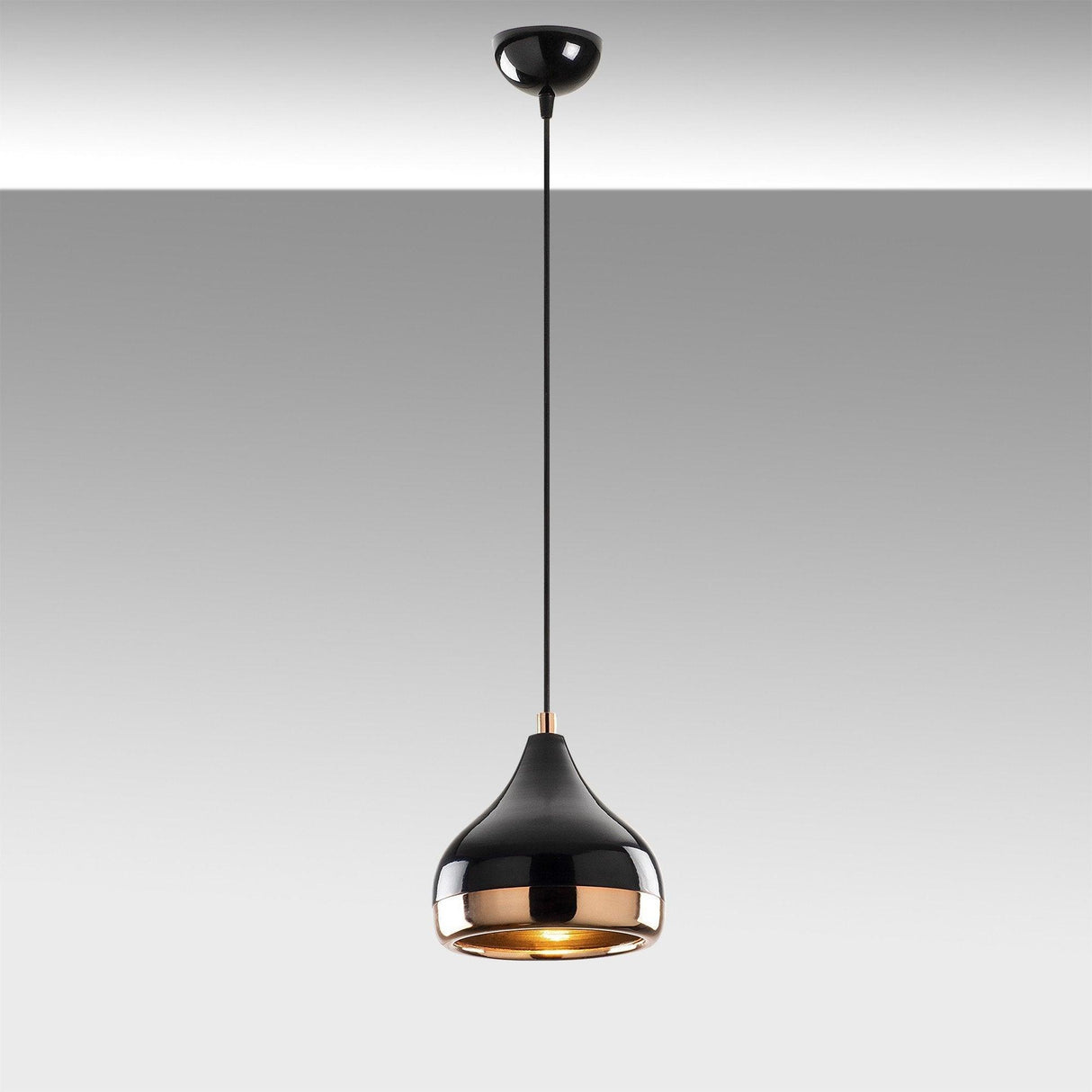Lustra Solu 01, Negru, 17x17x112 cm