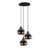 Lustra Solu, Negru, 37x37x111 cm