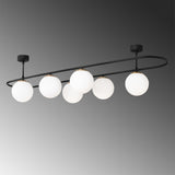 Lustra Sparklight, Negru, 15x15x33 cm