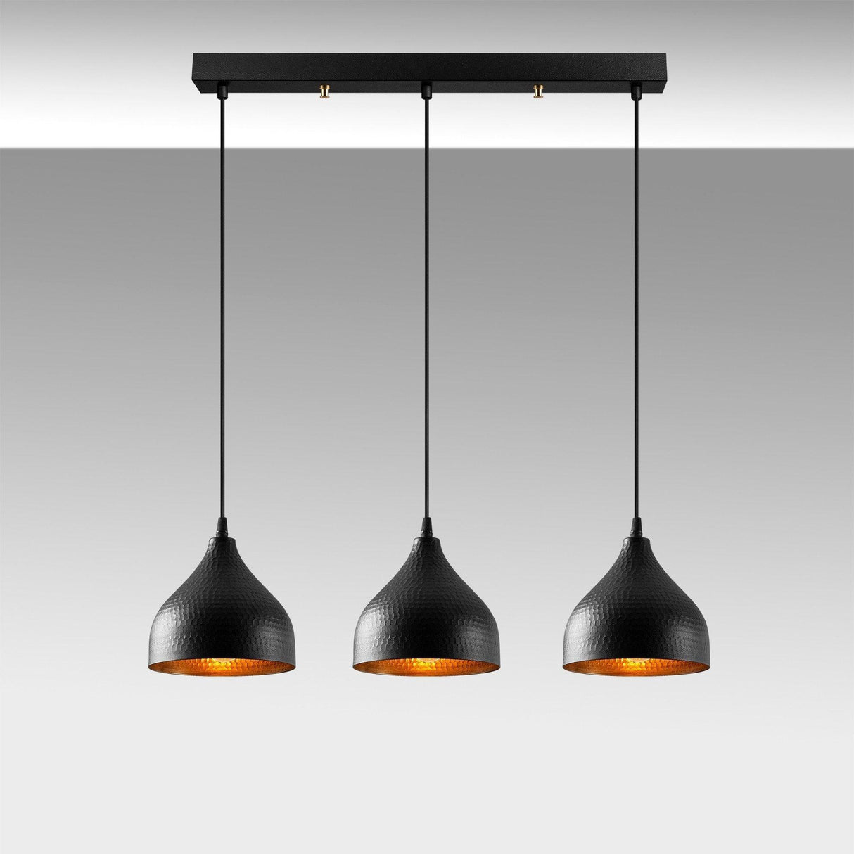 Lustra Sunspire 01, Negru, 18x18x114 cm