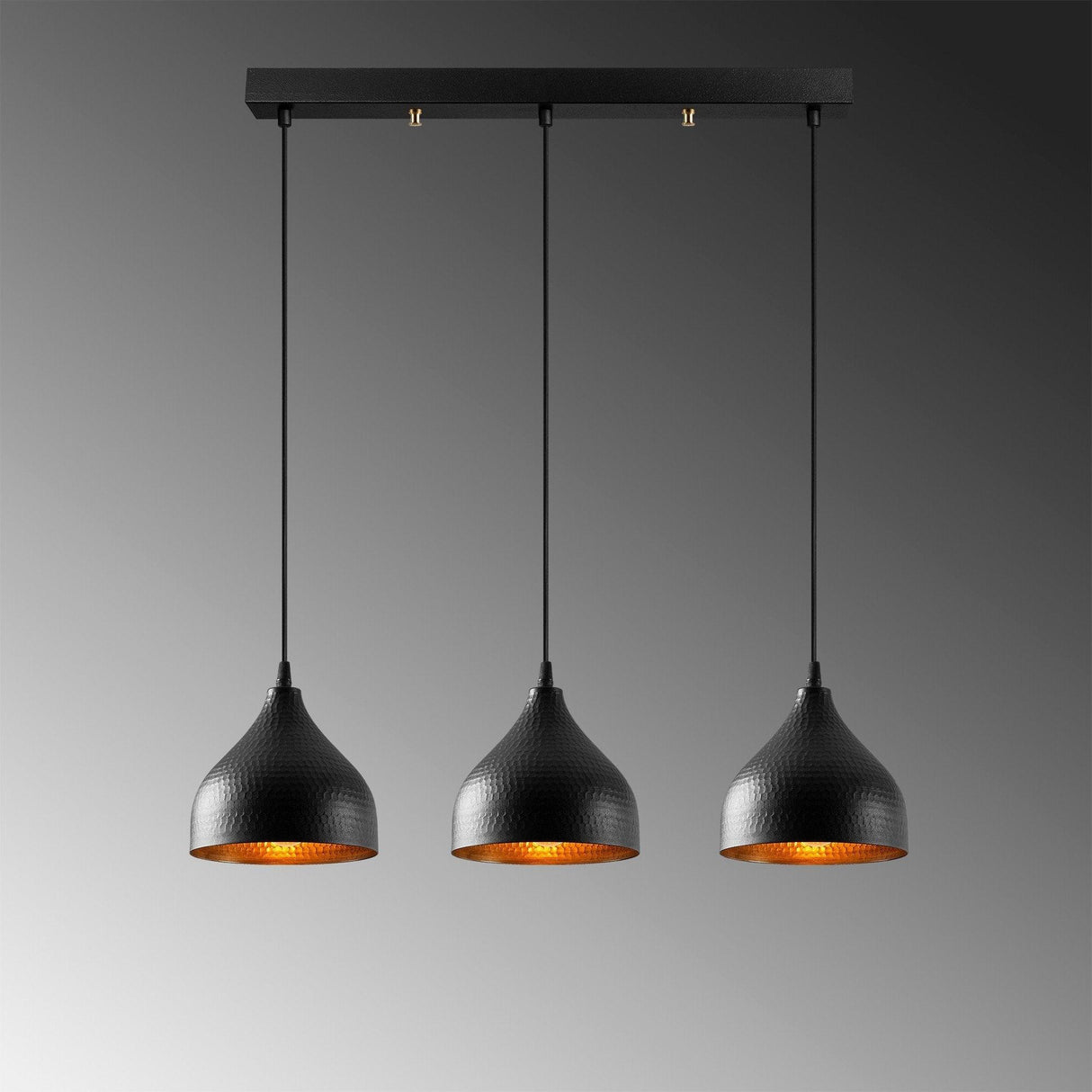 Lustra Sunspire 01, Negru, 18x18x114 cm