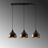 Lustra Sunspire 01, Negru, 18x18x114 cm