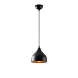 Lustra Tattoo Chandelier, Negru, 18x18x114 cm