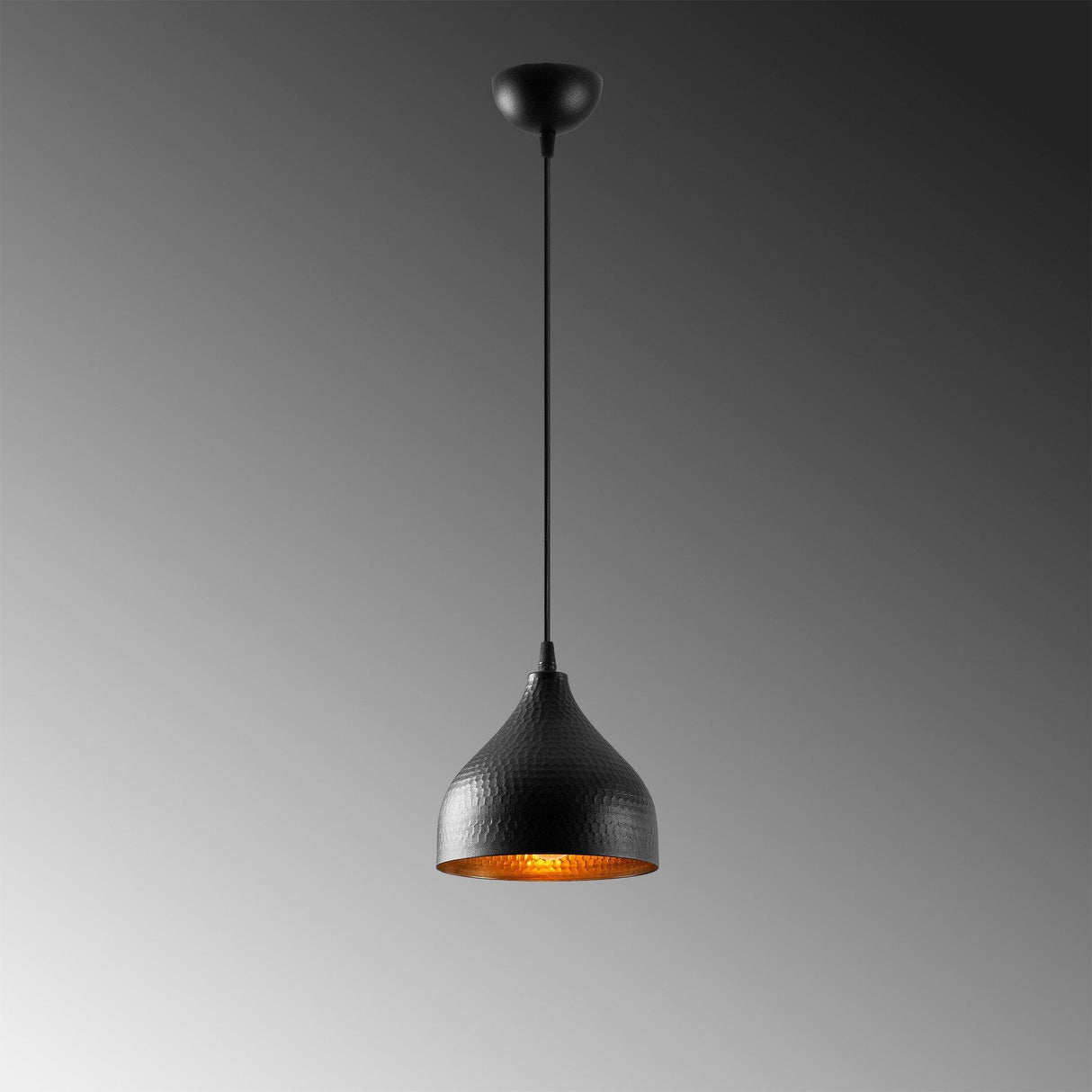 Lustra Tattoo Chandelier, Negru, 18x18x114 cm