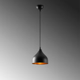 Lustra Tattoo Chandelier, Negru, 18x18x114 cm