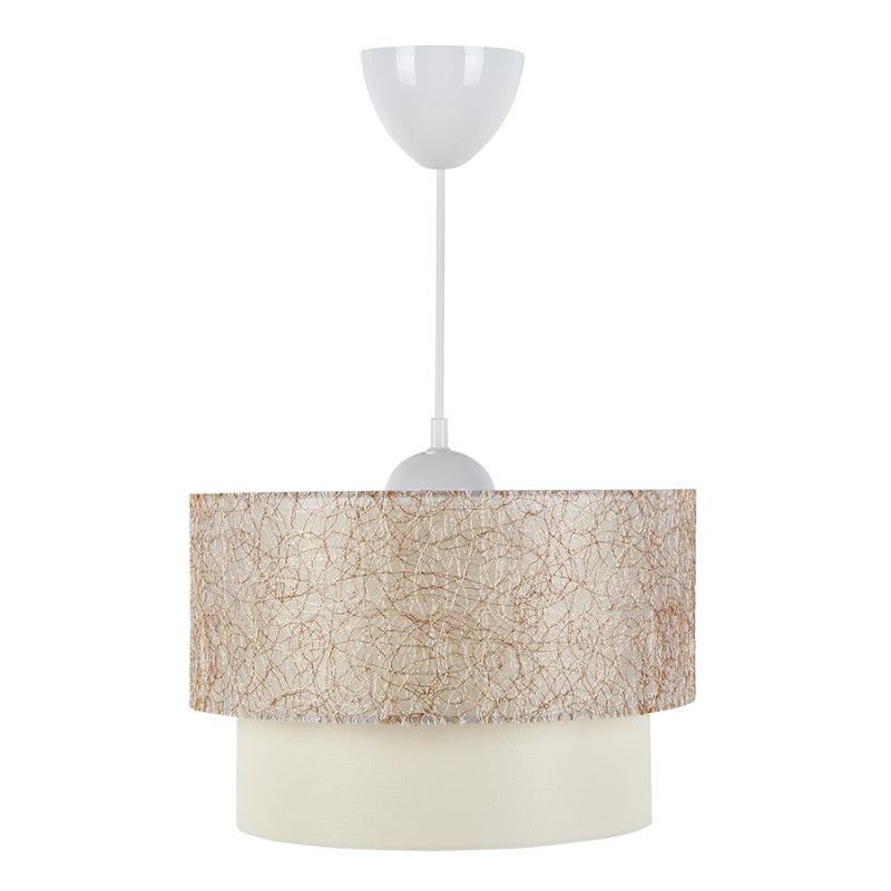 Lustra tavan PWL-1087, alb-Gri, D30x20 cm - Lustra tavan PWL-1087, alb-Gri, D30x20 cm