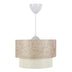 Lustra tavan PWL-1087, alb-Gri, D30x20 cm