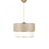 Lustra tavan PWL-1089, Crem-auriu, D30x20 cm
