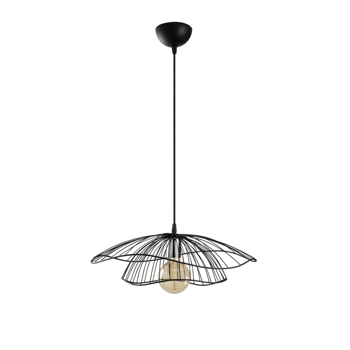 Lustra Tel - 6503, 50x50x111 cm - Negru
