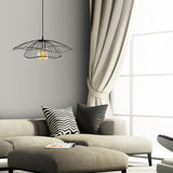 Lustra Tel - 6503, 50x50x111 cm - Negru