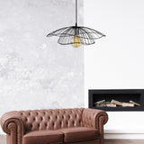 Lustra Tel - 6503, 50x50x111 cm - Negru