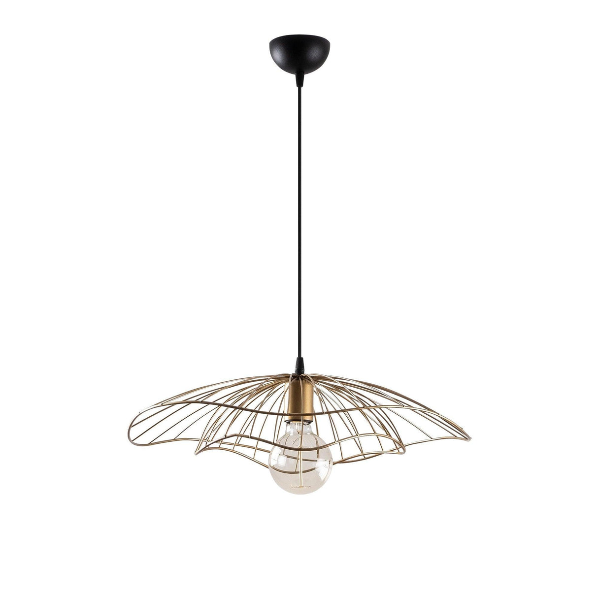 Lustra Tel - 6503, 50x50x111 cm - Auriu