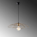 Lustra Tel - 6503, 50x50x111 cm - Auriu