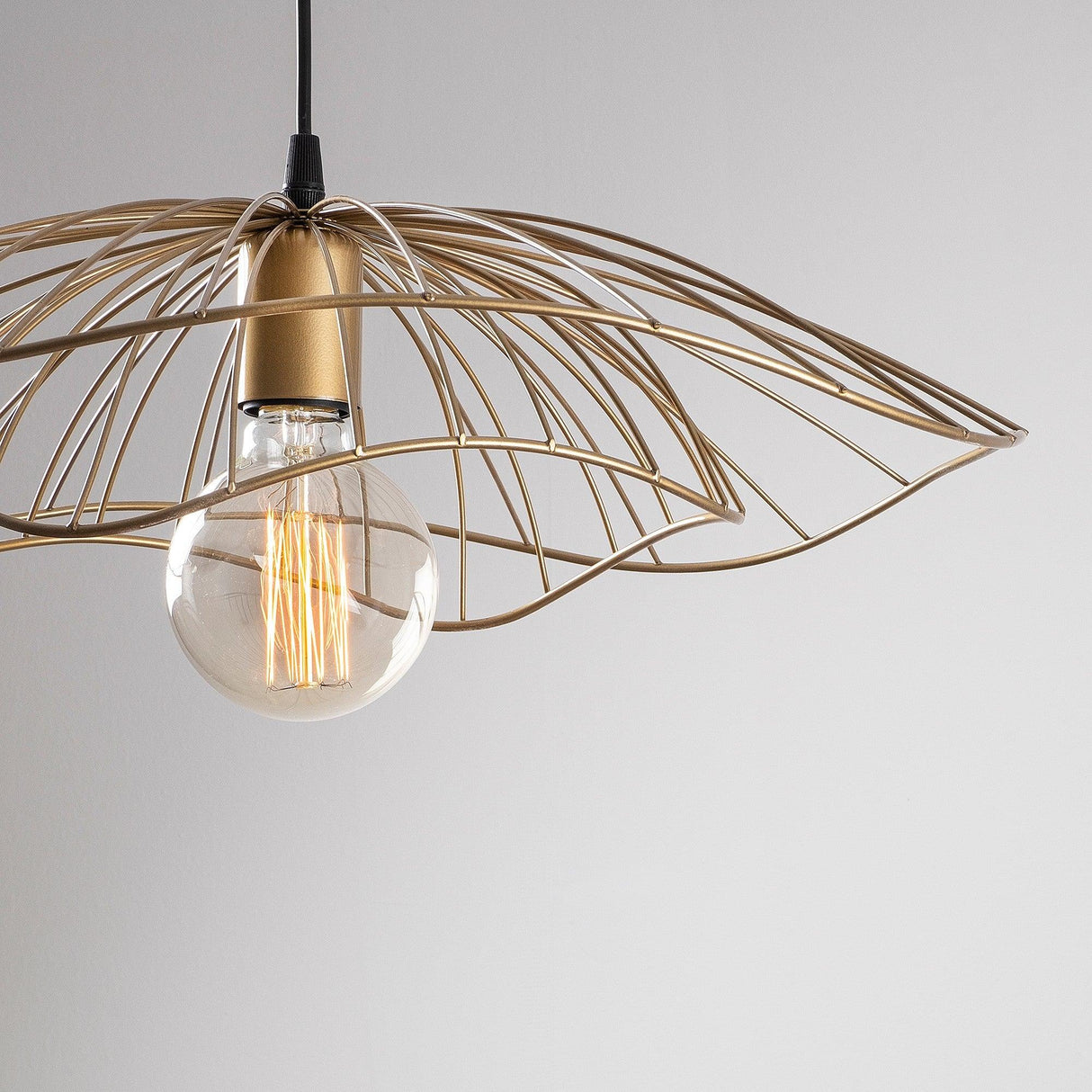 Lustra Tel - 6503, 50x50x111 cm - Auriu