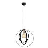 Lustra Vaveyla Chandelier, Negru, 35x35x131 cm
