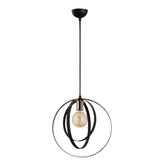 Lustra Vaveyla Chandelier, Negru, 35x35x131 cm