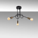 Lustra Viraj Chandelier, Negru, 16x16x32 cm