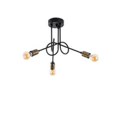 Lustra Viraj Chandelier, Negru, 16x16x32 cm