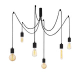 Lustra Walaso, Negru, 16x16x102 cm