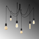 Lustra Walaso, Negru, 16x16x102 cm