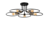 Lustra Wave Chandelier, Negru, 12x12x22 cm